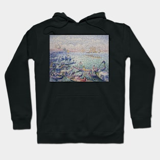 Regatta in Venice by Henri-Edmond Cross Hoodie